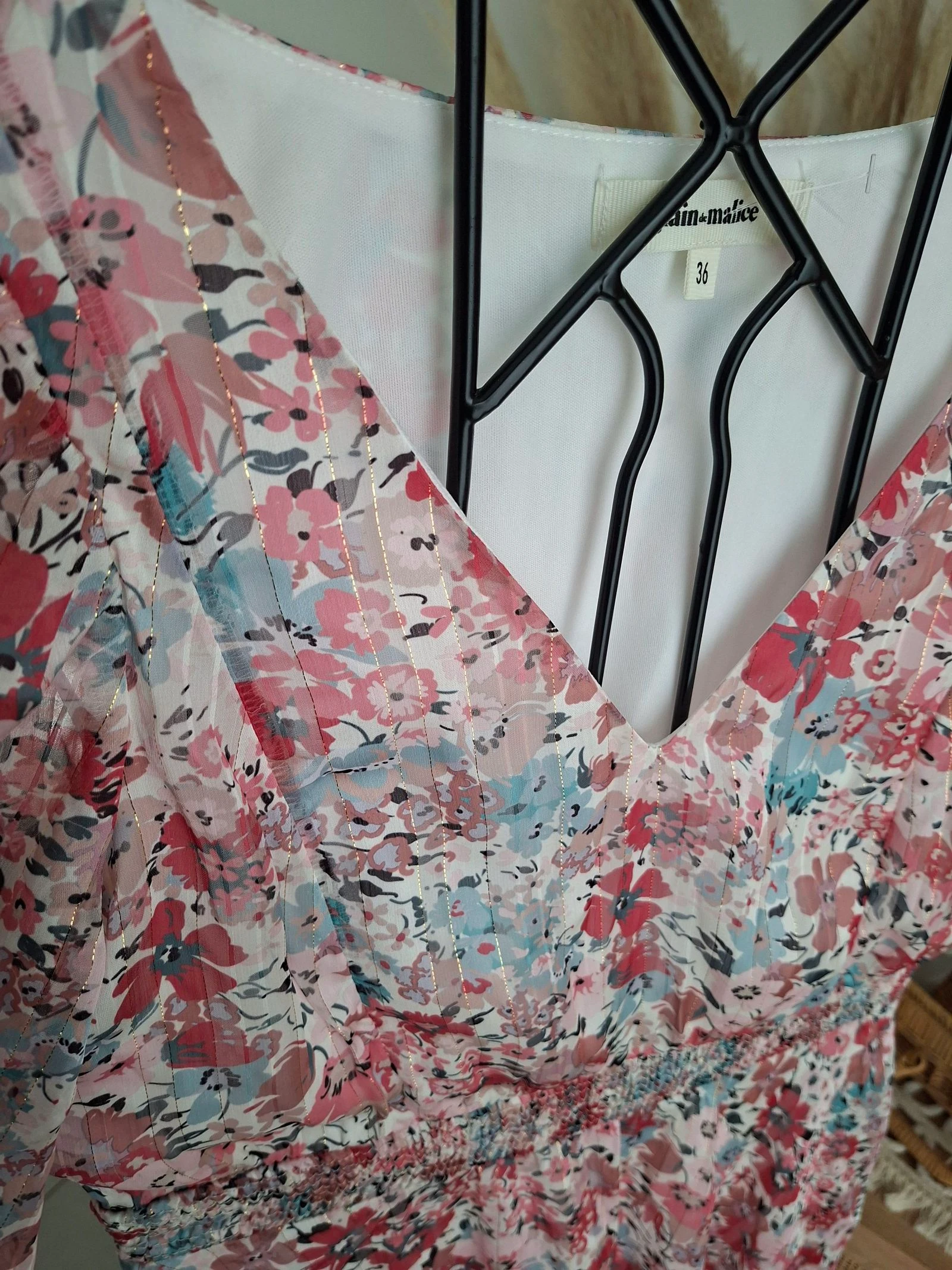 Vestido meio longo floral, grain de malice tamanho 36 – photo 4